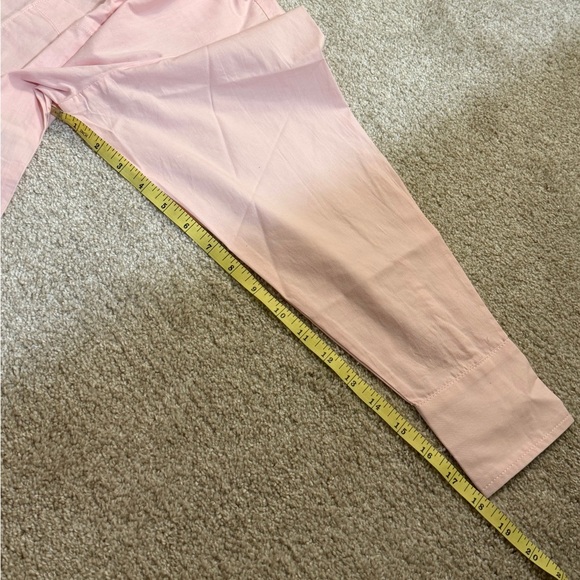 Anthropologie Bennet Button Down Shirt by Maeve Pink SIZE MEDIUM NEW - Picture 6 of 9